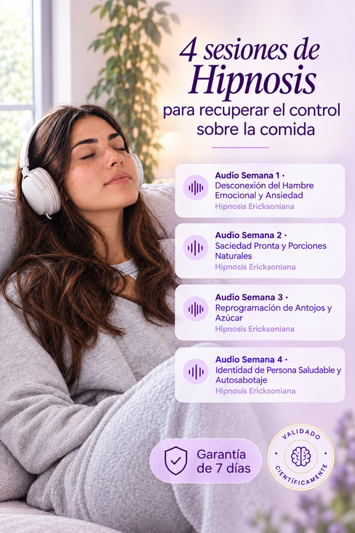 Banda Gástrica Hipnótica: Método Subconsciente para Frenar el Impulso de Comer y Bajar de Peso sin Rebote